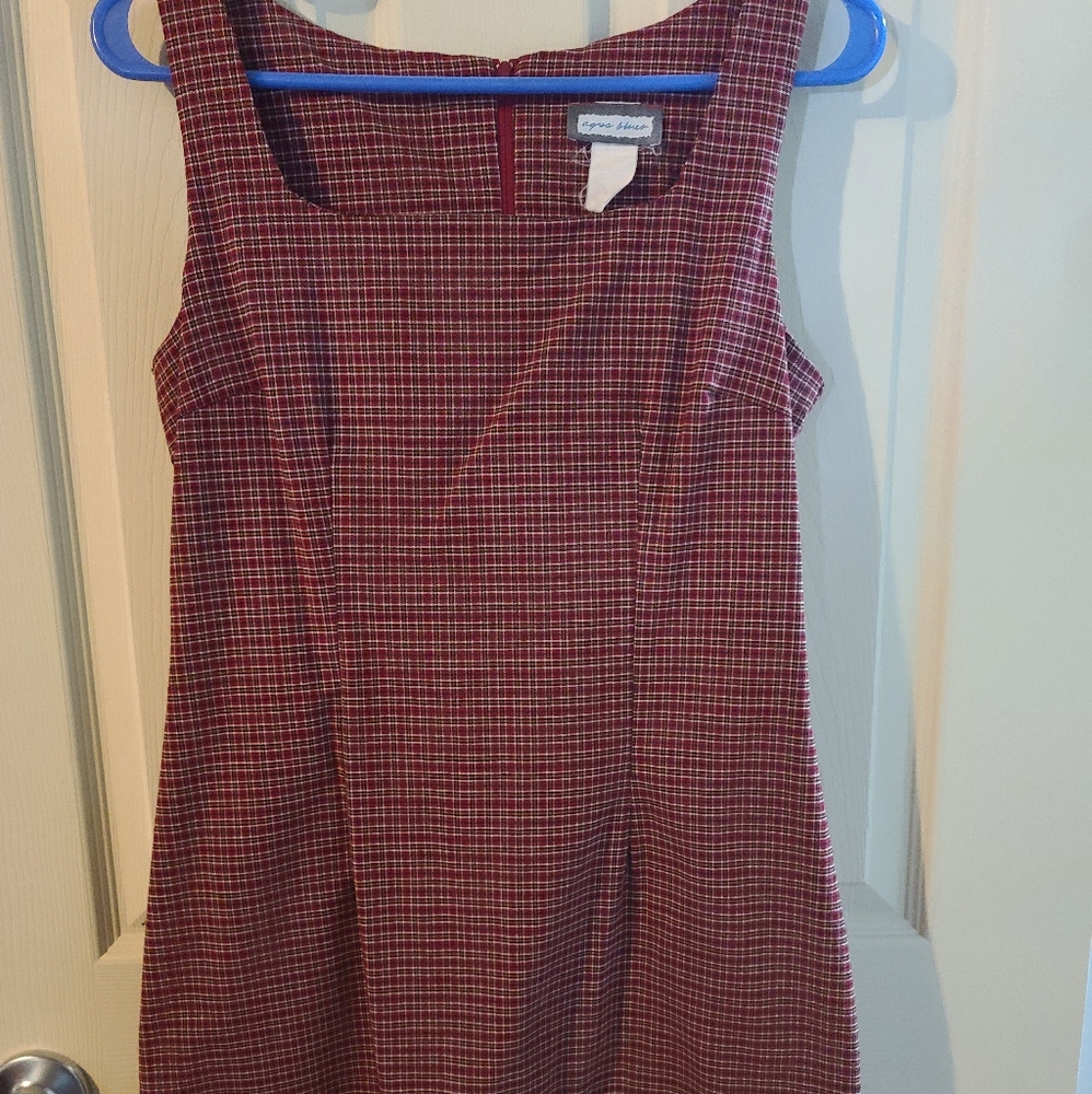 Plaid tank dress